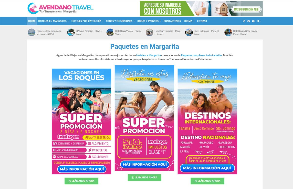 Diseño de Páginas web en Venezuela - Agencia web en Venezuela