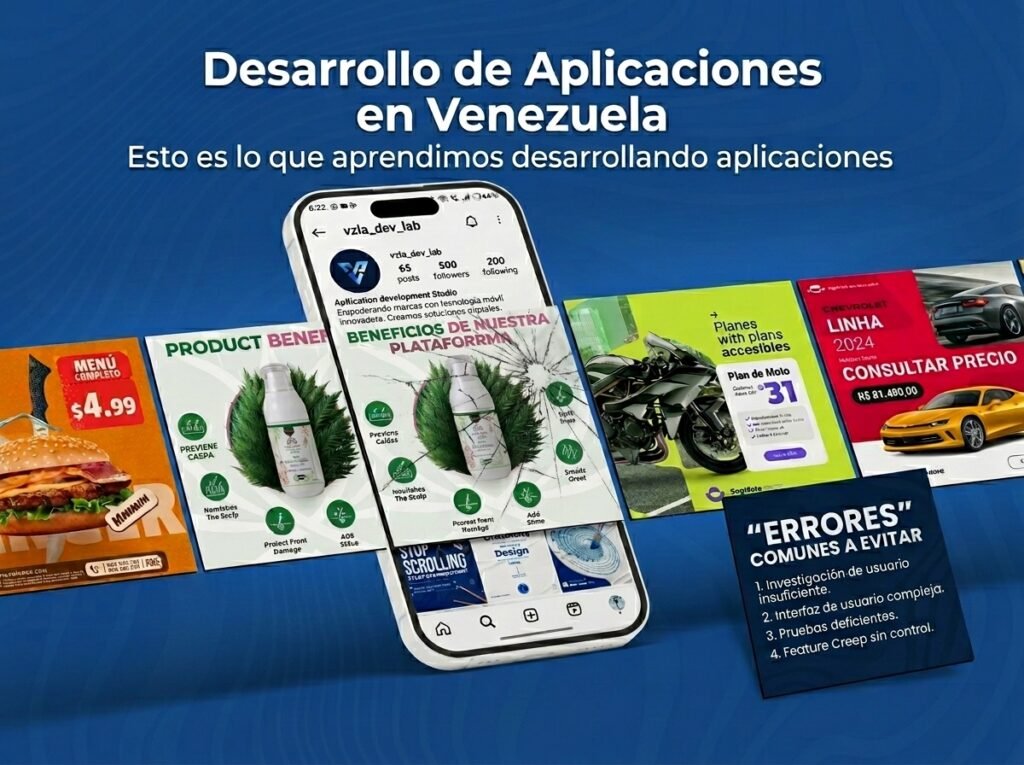 Desarrollo de Apps en Venezuela Esto es lo que Aprendimos al desarrollar apps Errores